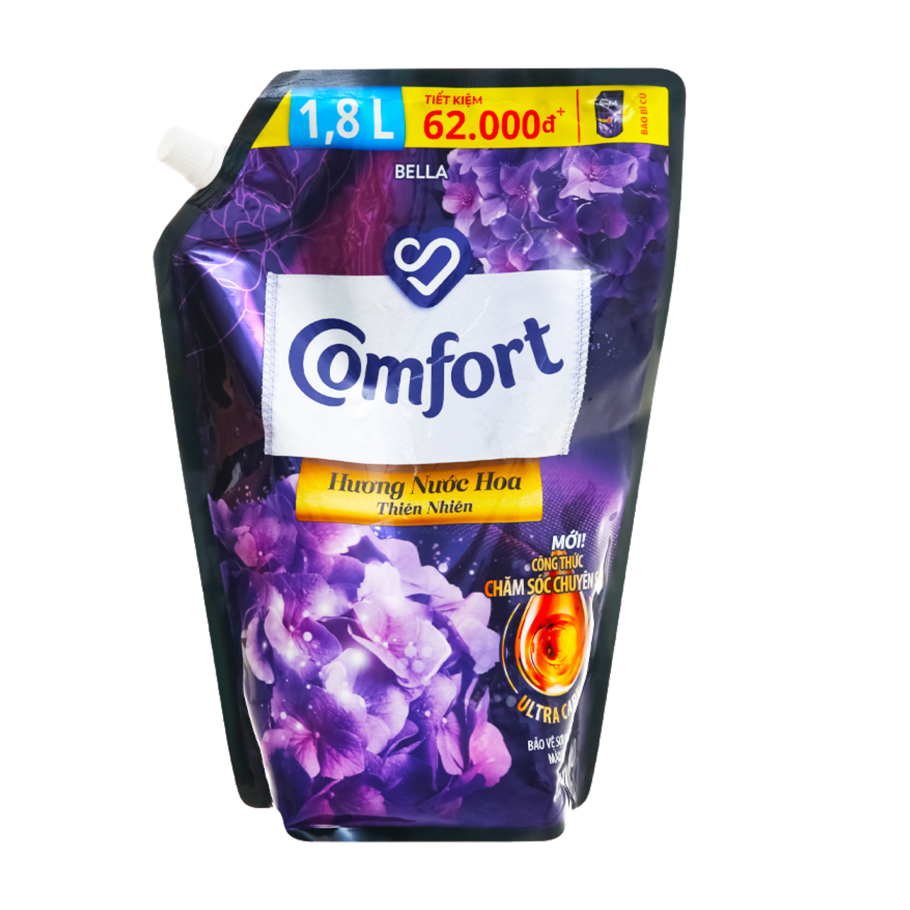 Comfort hương nước hoa thiên nhiên tinh tế, quyến rũ, diệu kỳ 1,8l 2